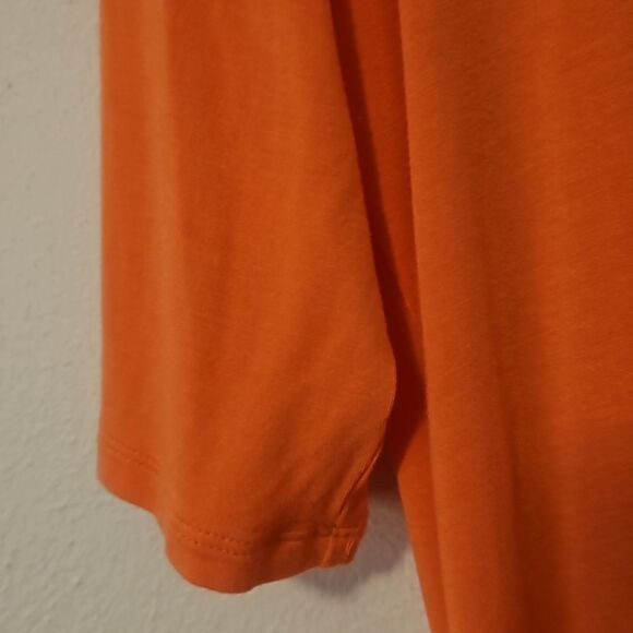 LOGO  by Lori Goldstein knit twin Hi-Low Tee w/ Elbow sleeve - Picture 4 of 11